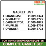 TD40 Parts gasket4